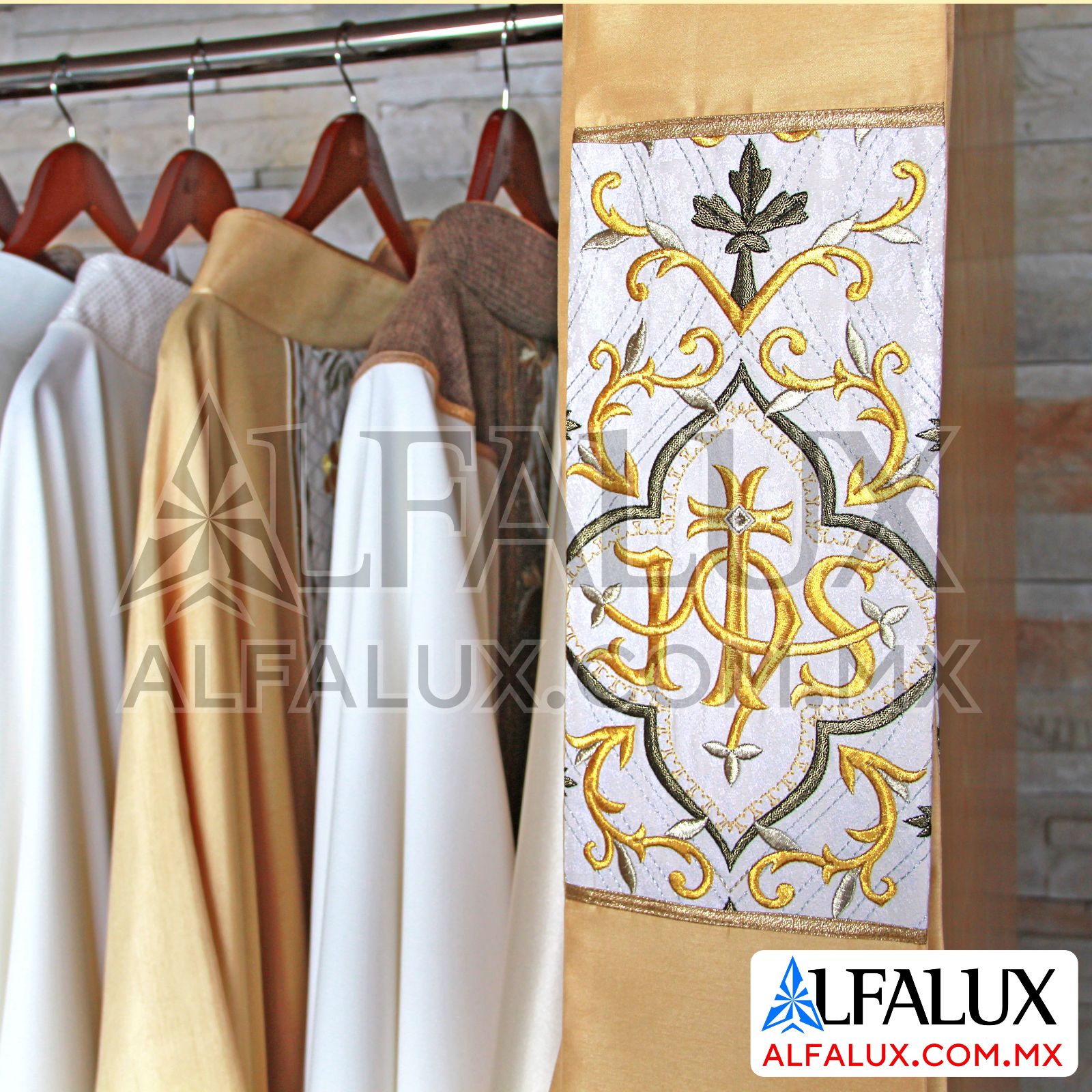 26 REDENTOR JHS Casulla Central Dorado Brocado Bronce 231 (5)